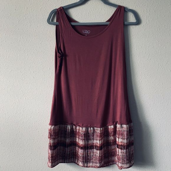 LOGO by Lori Goldstein Tops - LOGO By Lori Goldstein Layers Tank Top LOGO by Lori Goldstein Tops - LOGO By Lori Goldstein Layers Tank Top